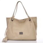 FRNC LEATHER BIG SHOULDER BAG